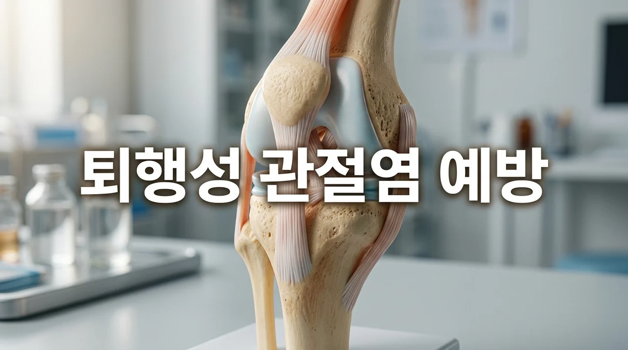 퇴행성 관절염 예방 가이드: 무릎 통증 완화와 관절 건강 수칙