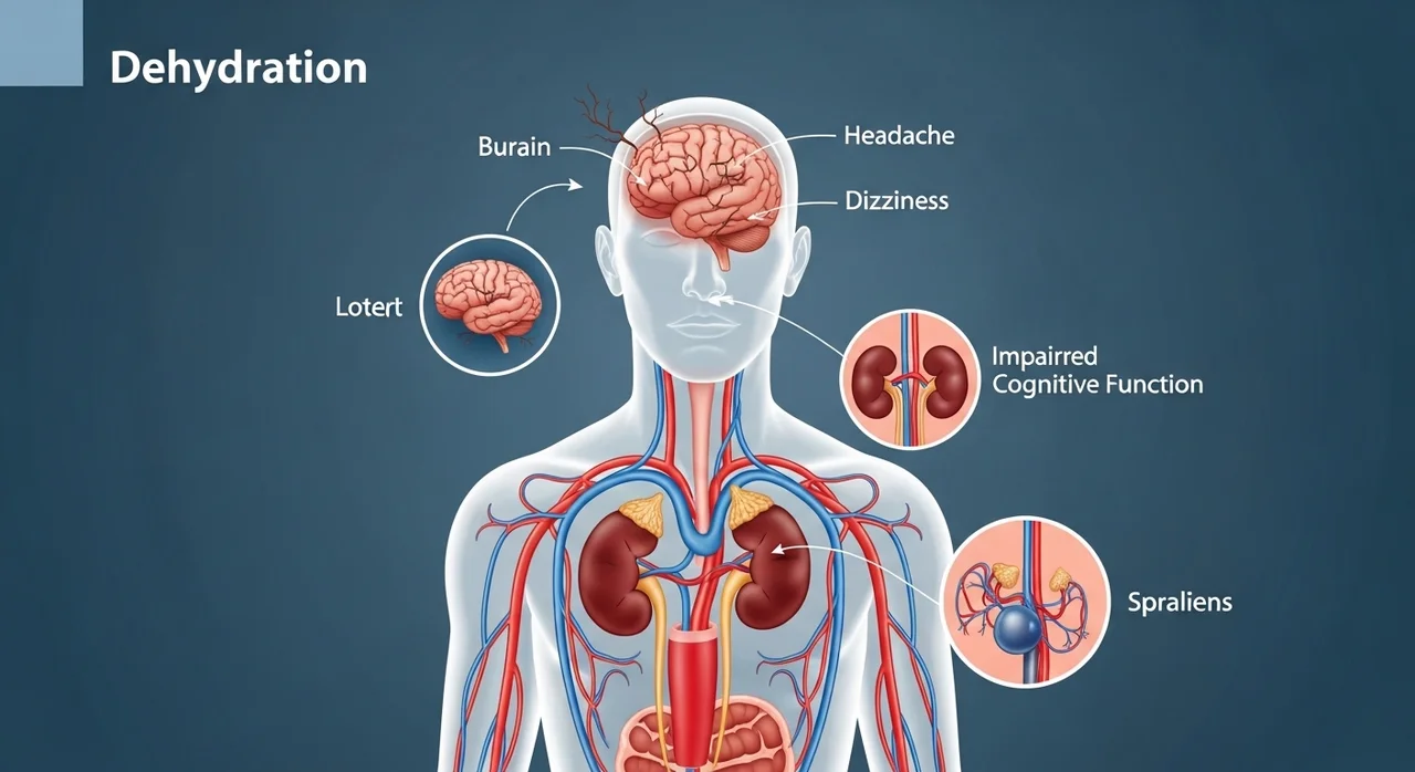 노년기 수분 부족이 가져오는 위험 증상