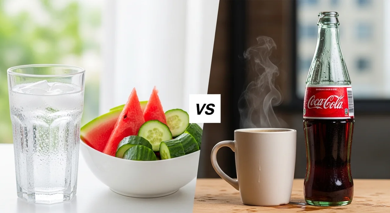 주의해야 할 음료와 권장하는 음료