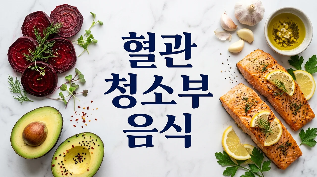 혈관 청소부 음식 TOP 5: 고지혈증과 콜레스테롤을 잡는 최고의 식단