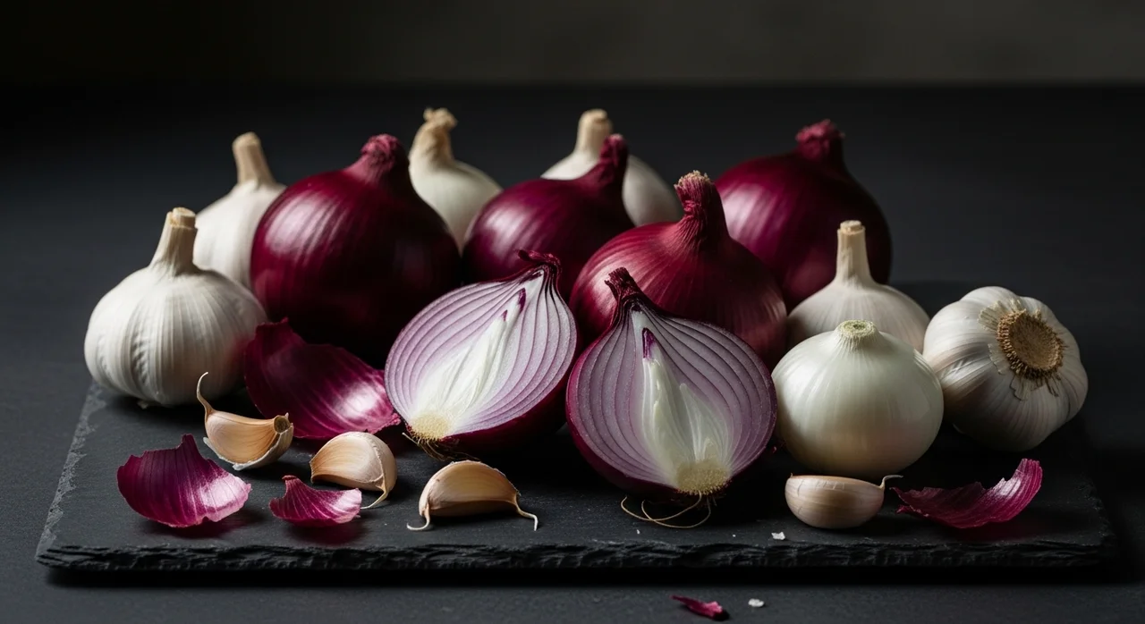 3. 양파와 마늘: 혈전 생성을 막고 혈액 순환을 돕다