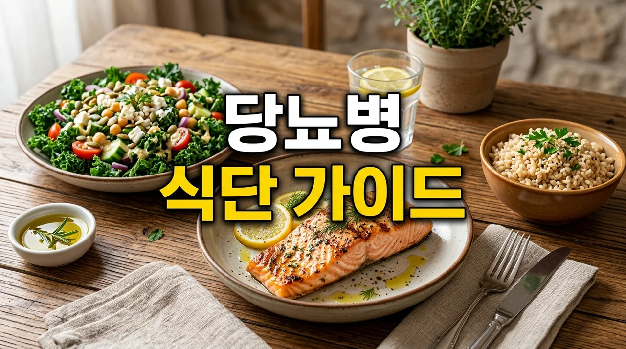 당뇨병 식단 관리법: 혈당을 낮추는 식사 원칙과 추천 음식 가이드