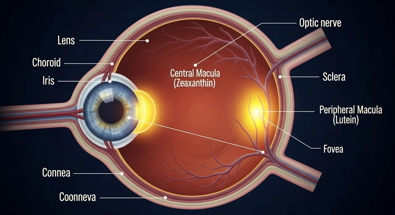 루테인과 지아잔틴의 차이점과 황반 색소 밀도