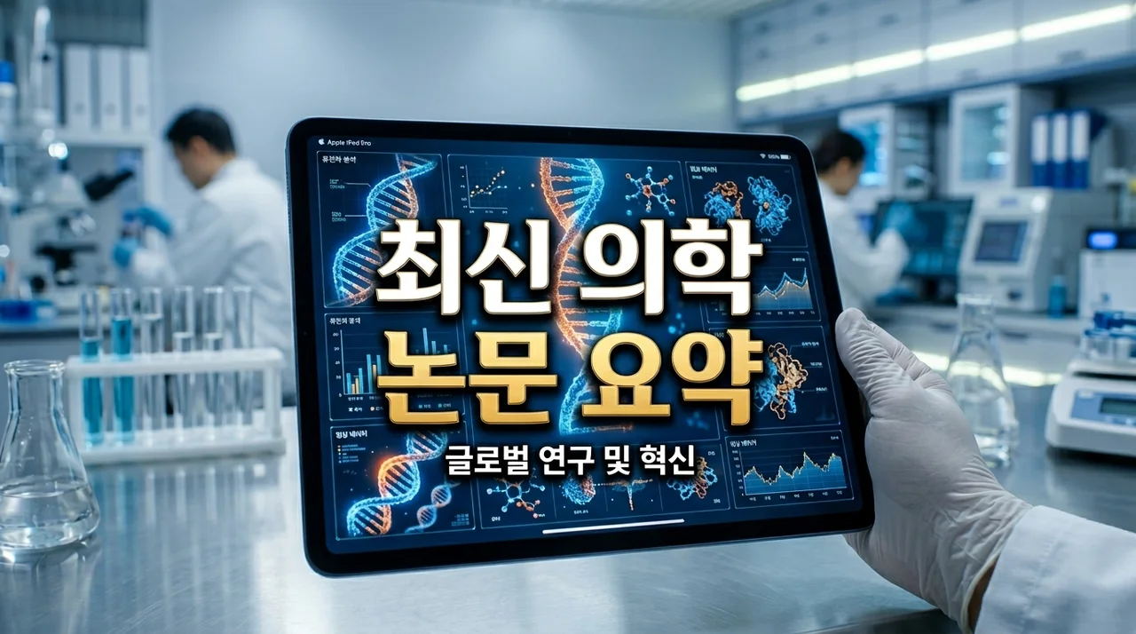 최신 의학 논문 요약 리포트: 2026년 주목해야 할 핵심 의료 트렌드와 연구 성과