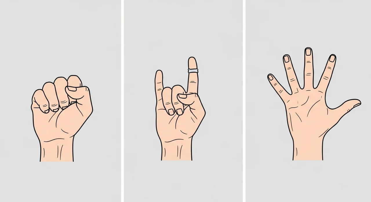 관절 유연성을 높이는 손가락 스트레칭 운동