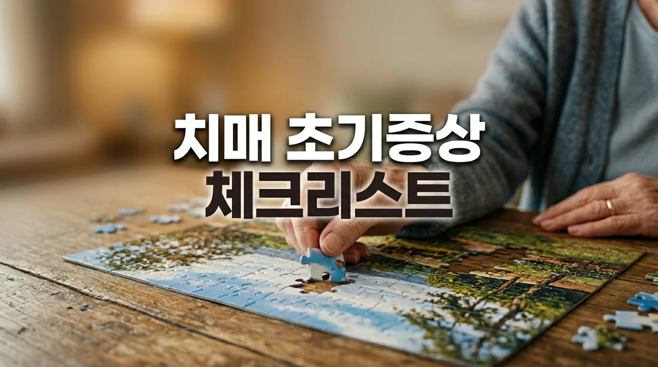 치매 초기증상 체크리스트: 건망증과 구분하는 자가진단 및 예방법