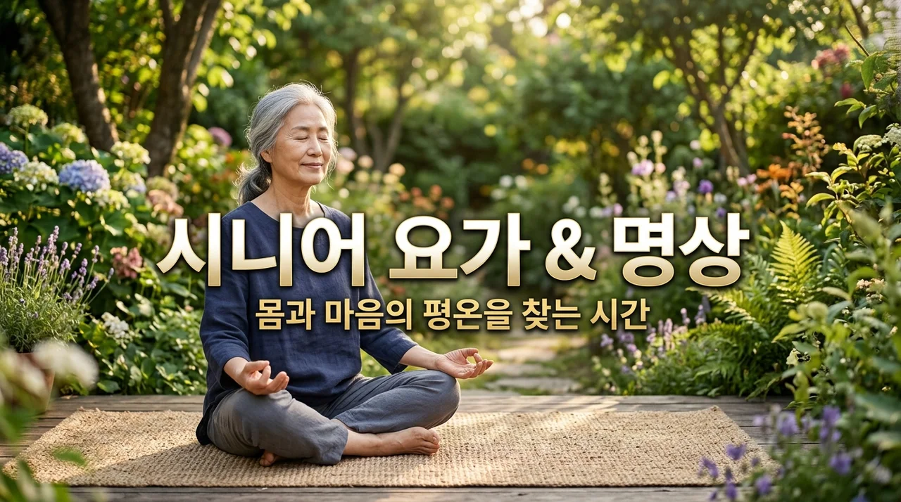 건강한 노후를 위한 시니어 요가 및 명상 효과와 실천 가이드