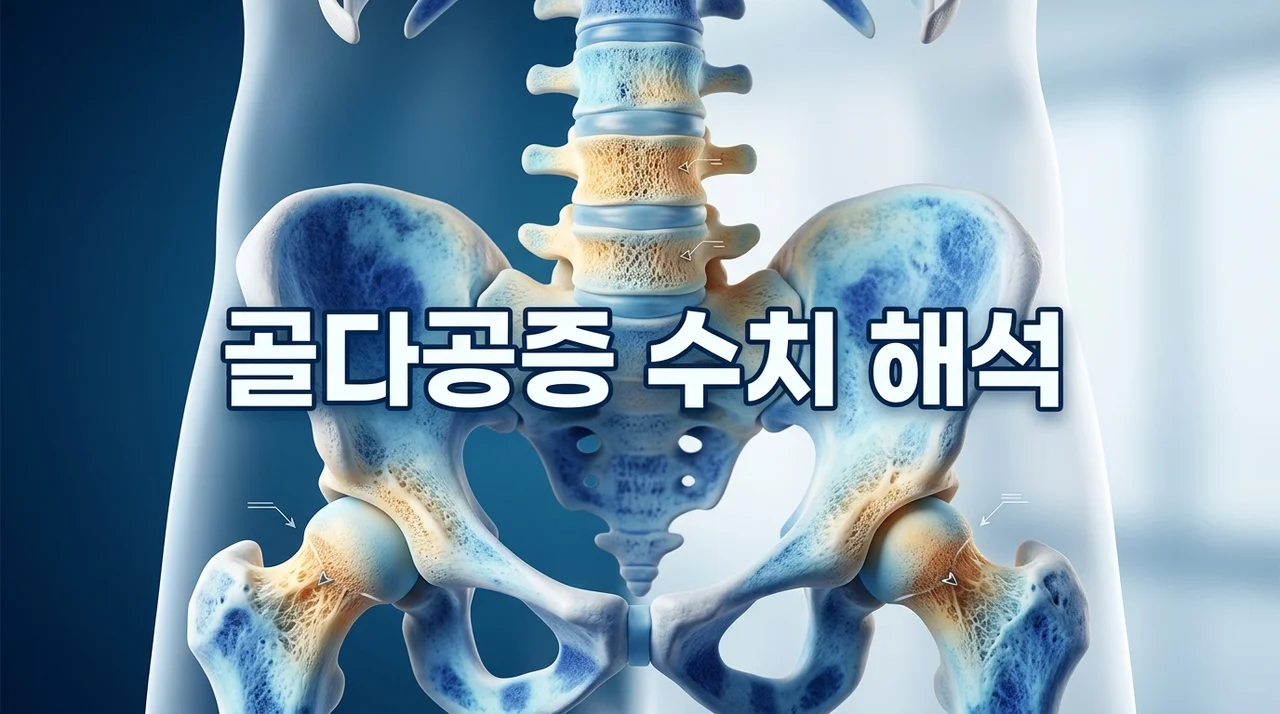 골다공증 수치 해석 가이드: T-score 결과별 치료 단계와 관리법