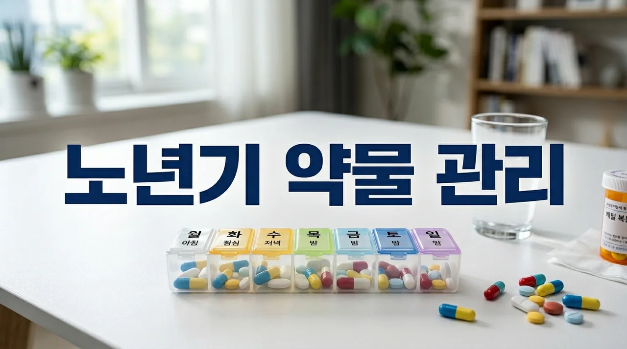 노년기 안전한 약물 복용 가이드: 다약제 복용 주의사항 및 부작용 예방