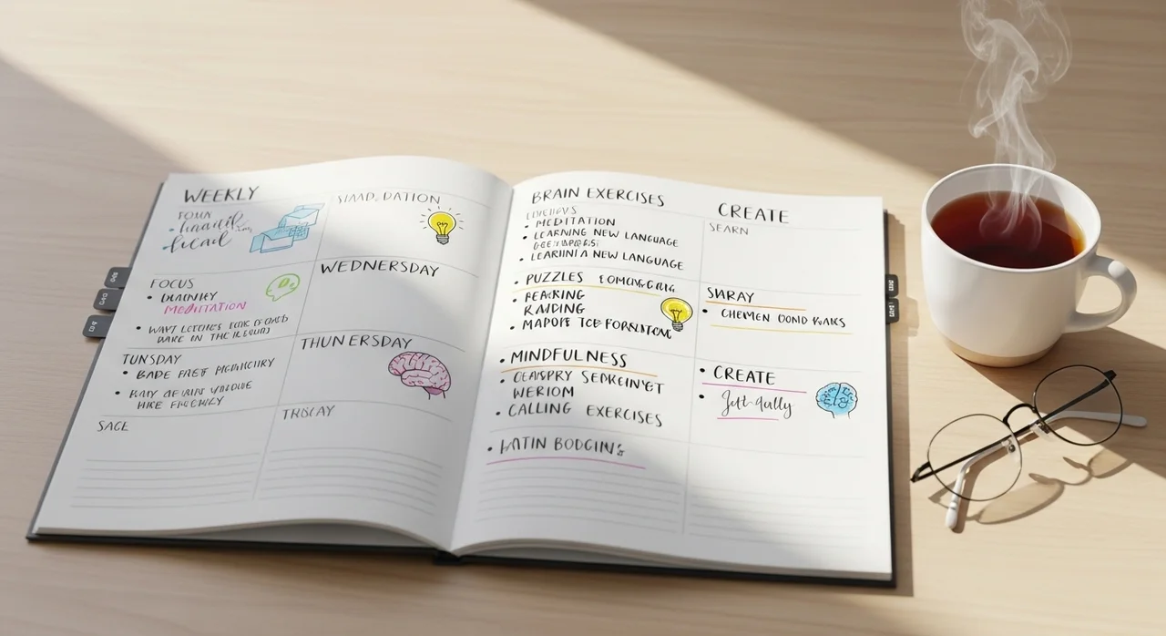 일상 속에서 실천하는 주간 두뇌 건강 계획표