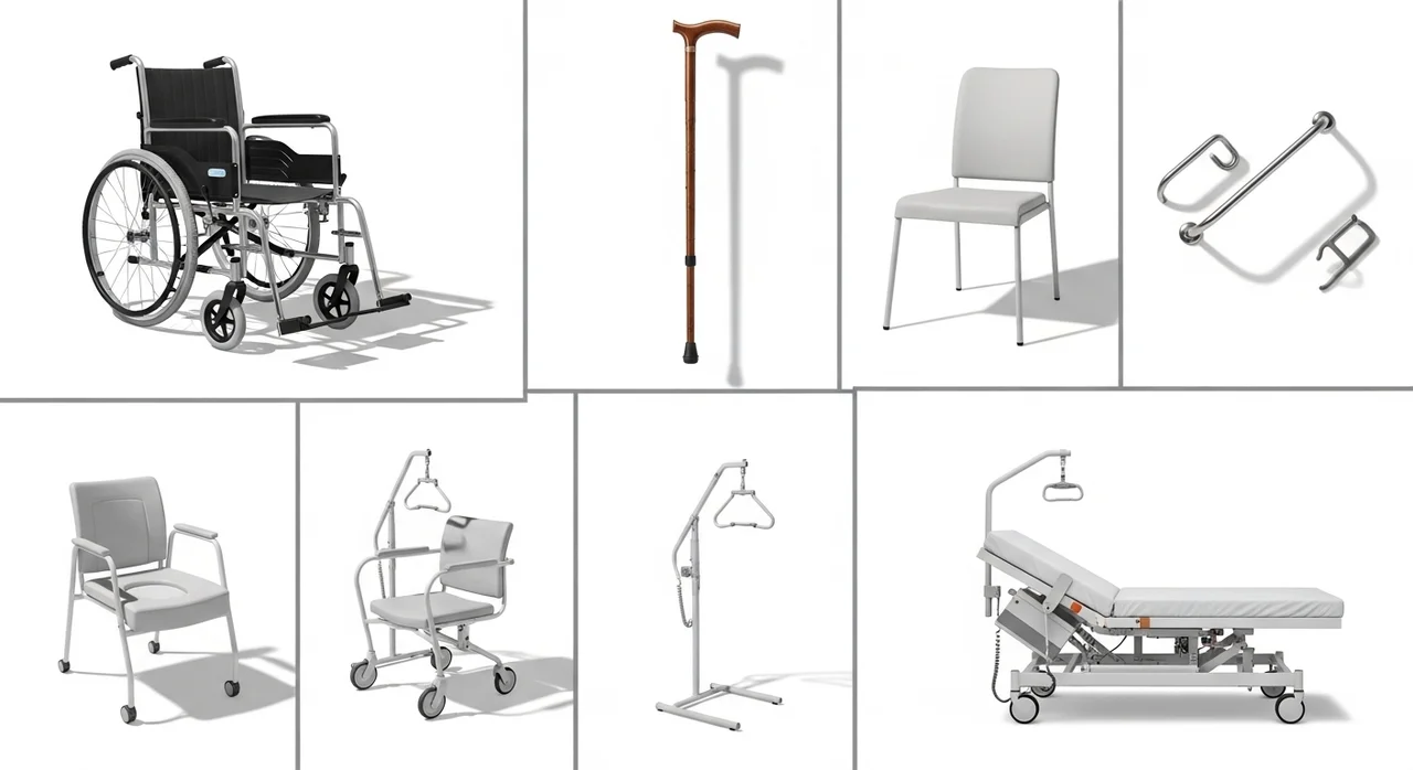 복지용구 급여 대상 품목: 구입 및 대여 구분