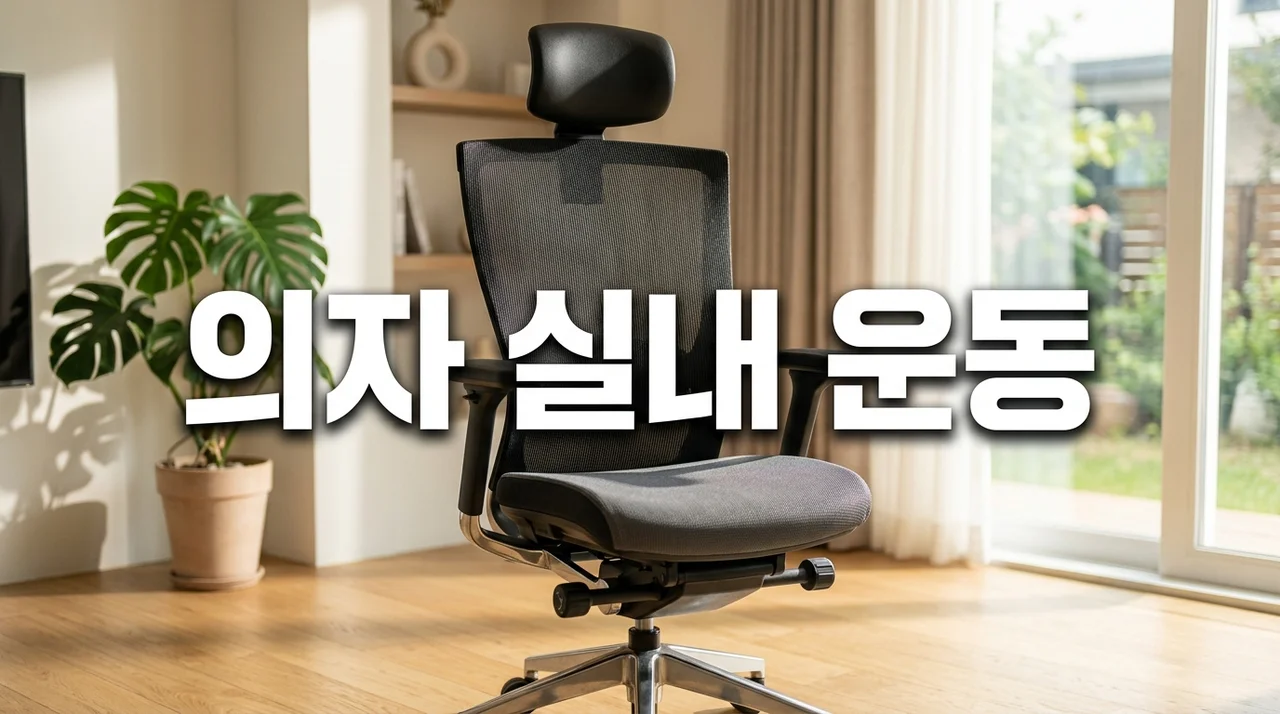 의자 이용한 실내 운동 5가지: 바쁜 일상 속 활력을 되찾는 홈트 루틴