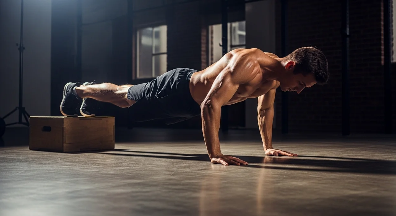 2. 가슴 상부를 채우는 디클라인 푸쉬업