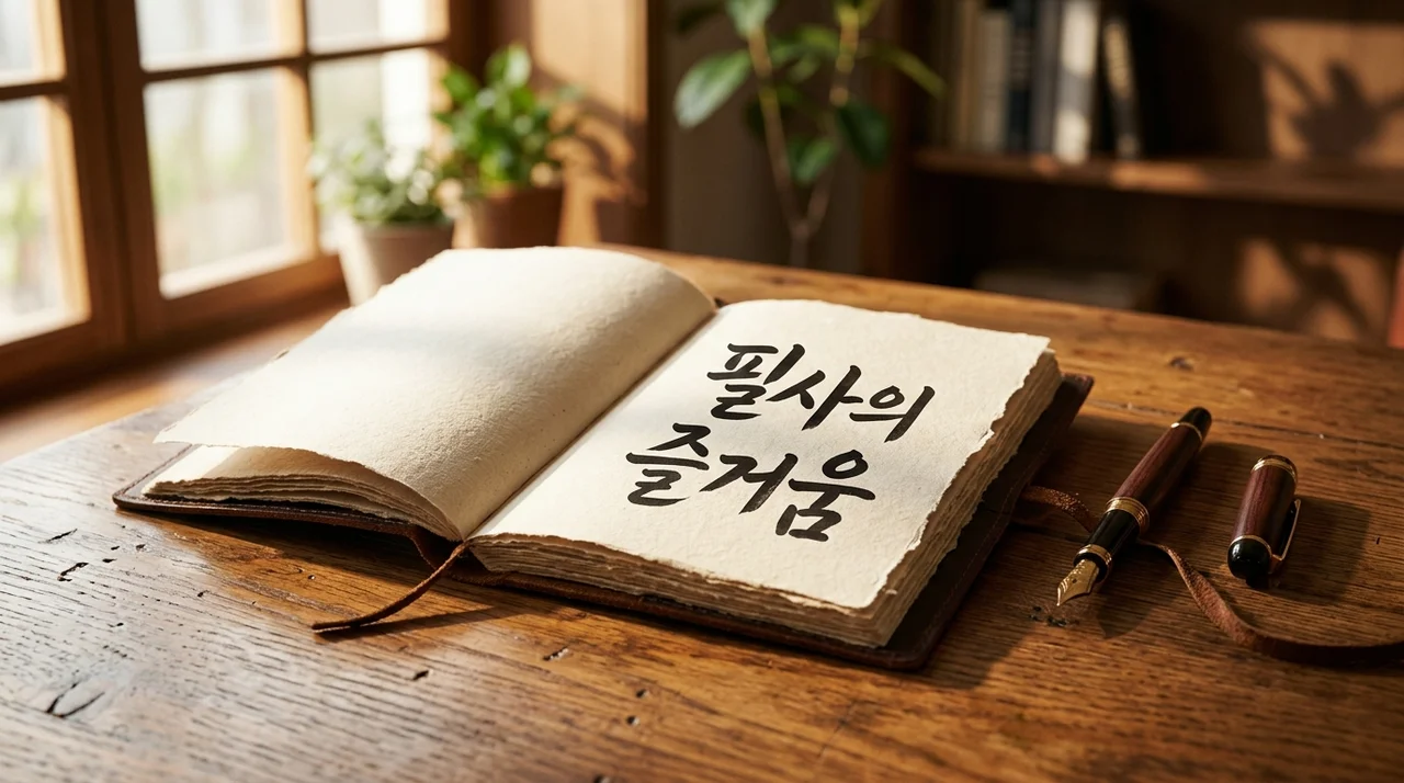 필사 쓰기 몰입의 즐거움, 스트레스 해소와 마음 챙김의 비결