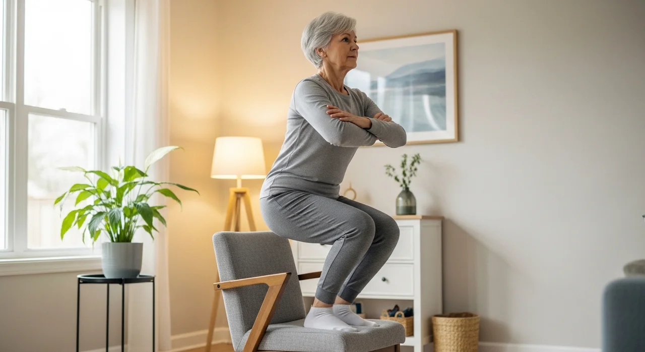 운동 능력을 통한 근감소증 자가 진단법