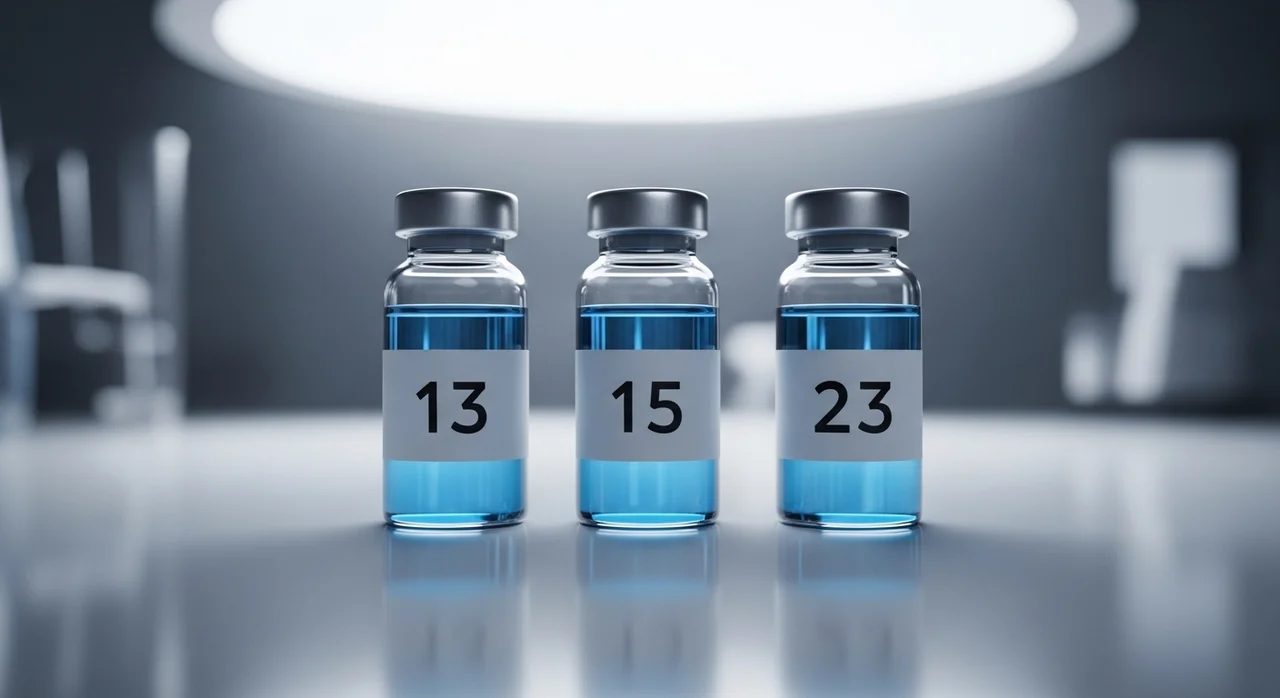 13가, 15가, 23가 백신의 차이점 비교