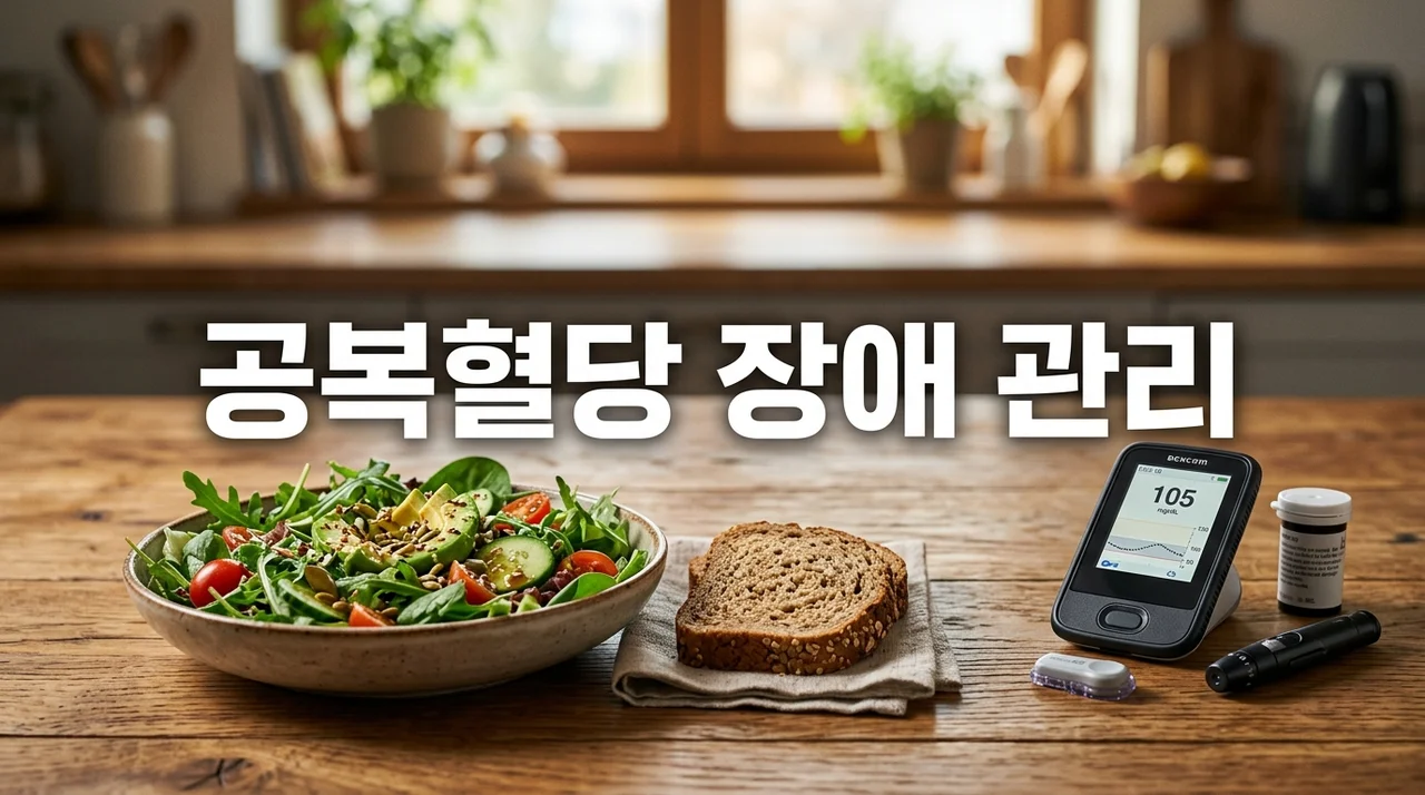 공복혈당 장애 관리 방법: 정상 수치 회복을 위한 5가지 핵심 전략