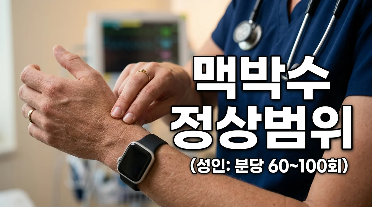 맥박수 정상범위 총정리: 성인·노인 연령별 기준 및 정확한 측정법
