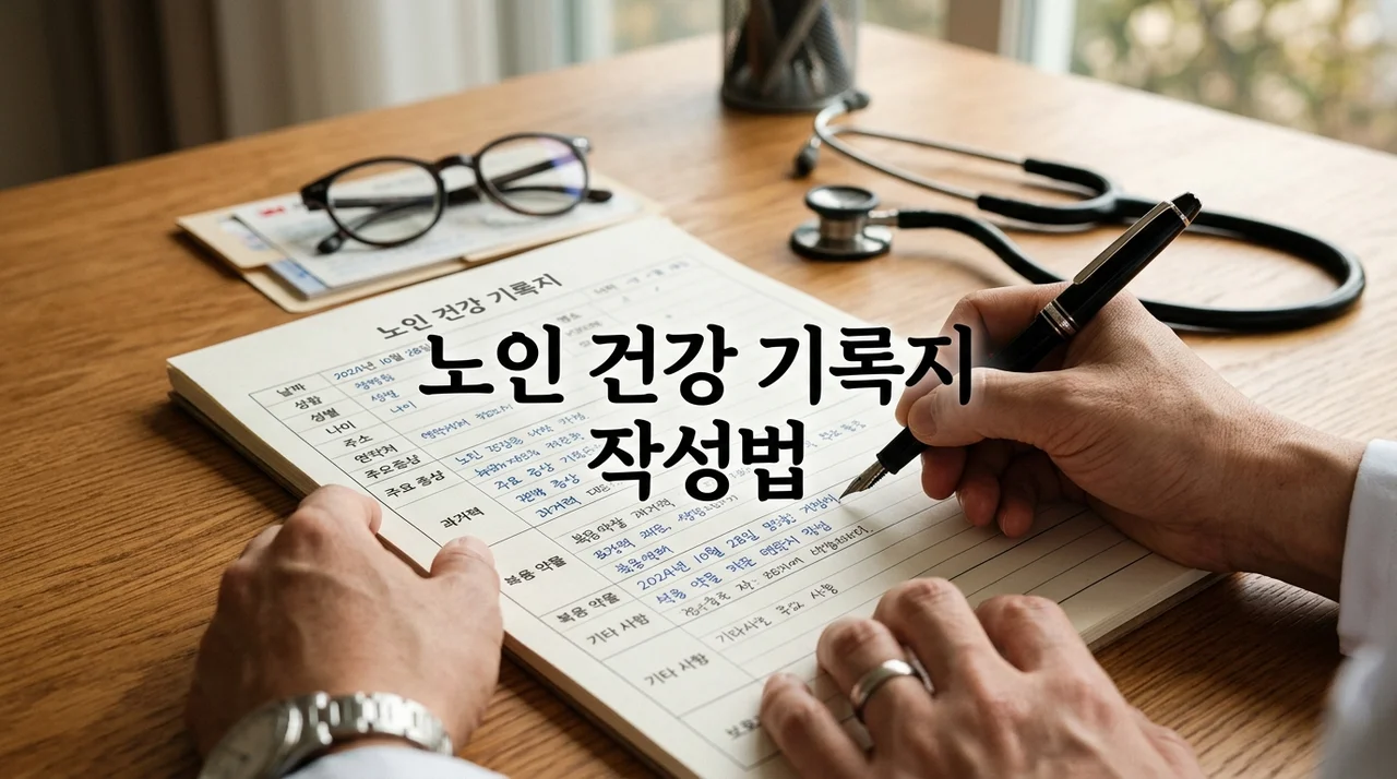 노인 건강 기록지 작성 완벽 가이드: 상태변화 및 서비스 질 향상법
