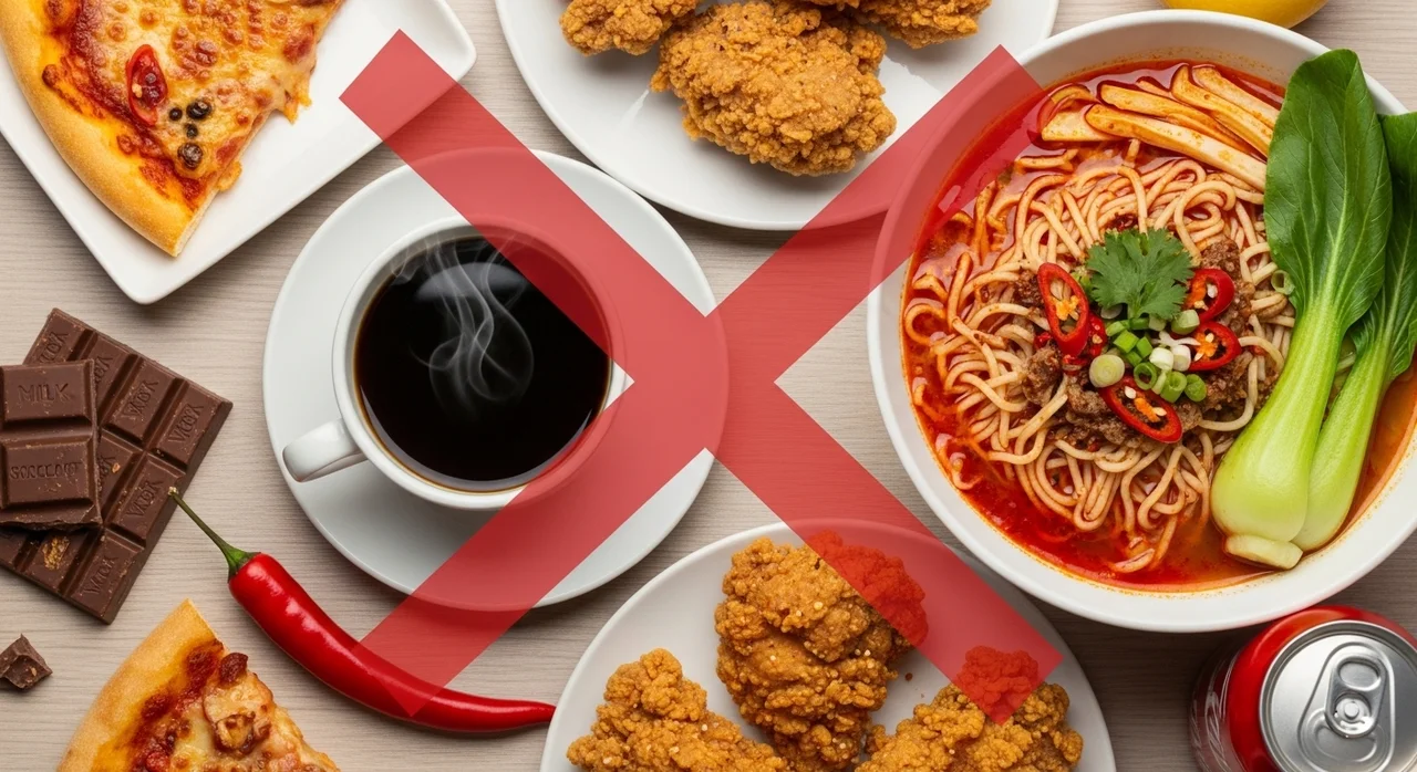 증상을 악화시키는 '금기 식품' 체크리스트