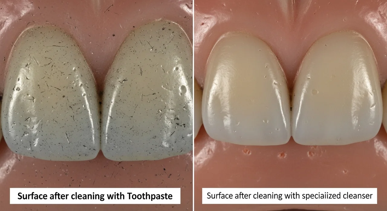 치약 vs 전용 세정제, 무엇이 다를까요?