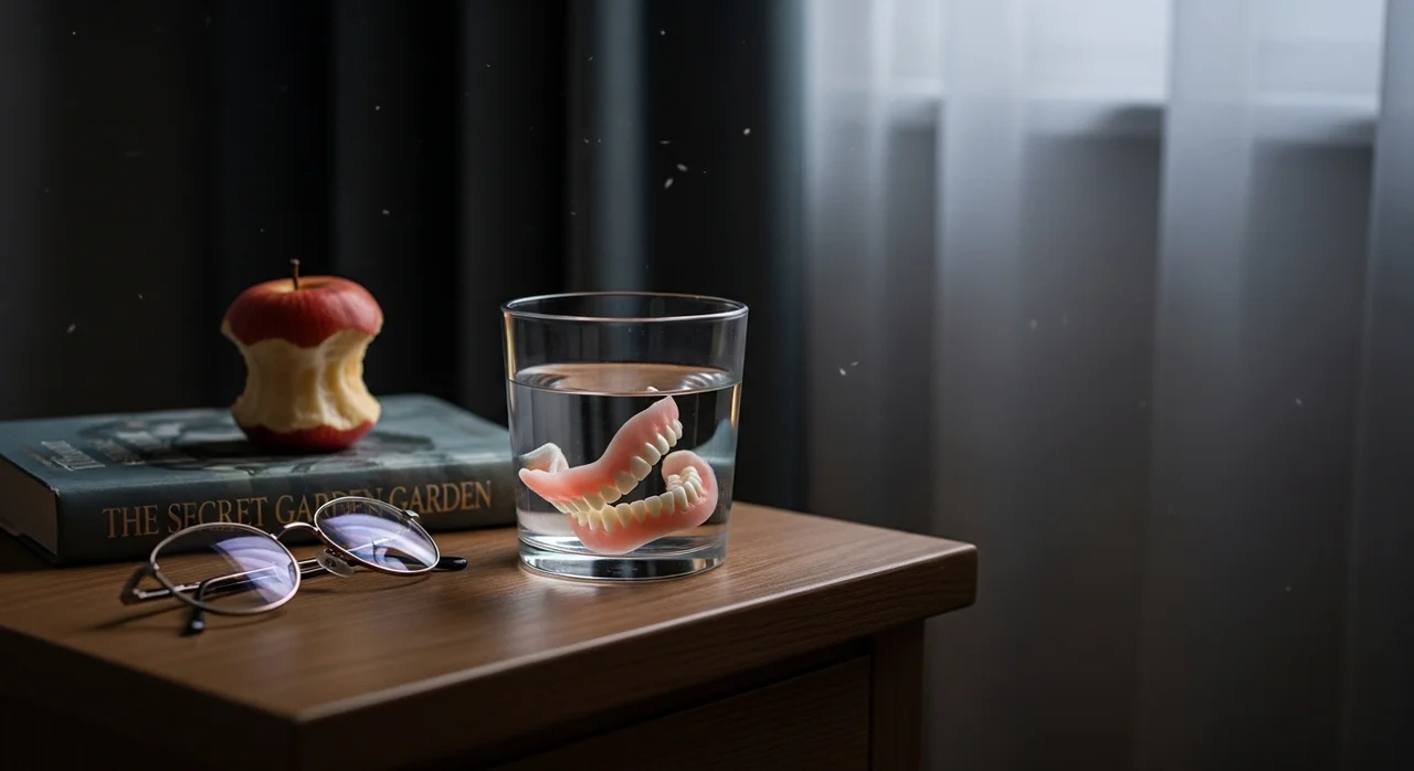 밤샘 틀니 보관, 왜 물에 담가야 할까요?