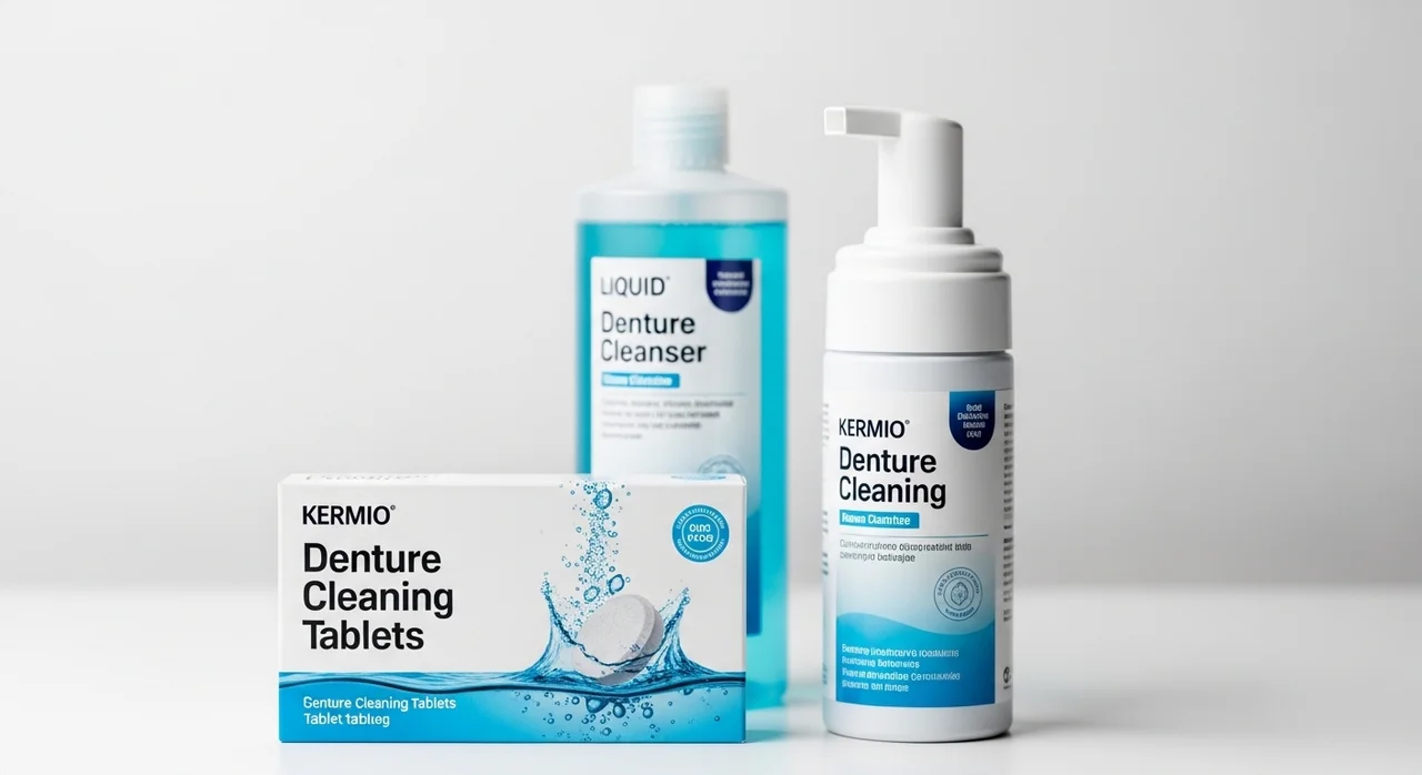 틀니 세정제 종류와 특징 비교