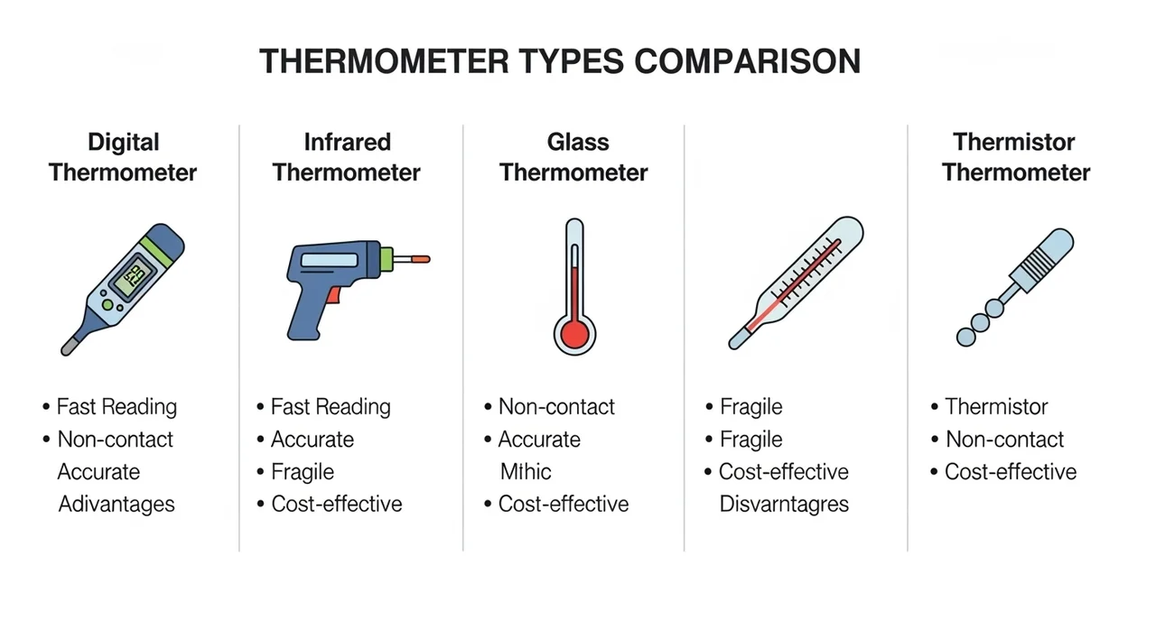 체온계 종류별 특징 및 정확도 한눈에 비교