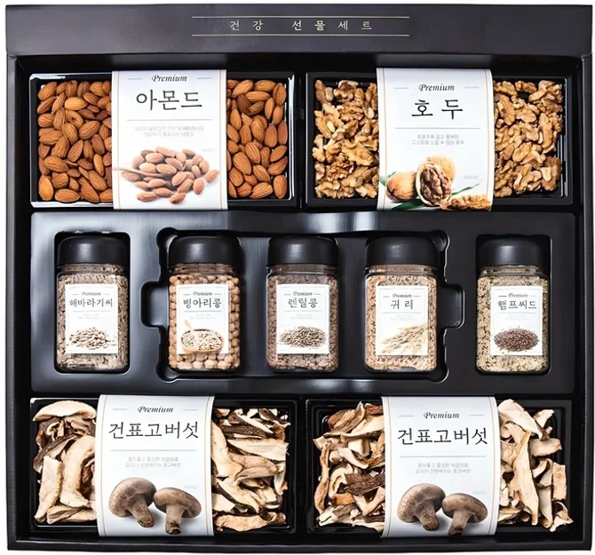 자연다움 건강담은 견과건버섯 혼합세트 1호