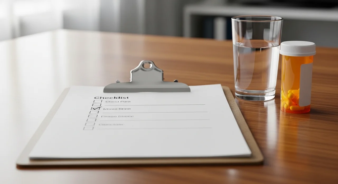 올바른 약 복용을 위한 최종 체크리스트
