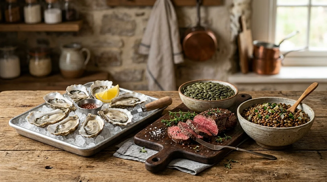 아연 면역력 강화 음식 TOP 7 및 효과적인 섭취 방법 가이드