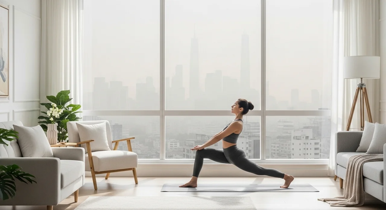 미세먼지가 심할 때는 과감히 실내로!