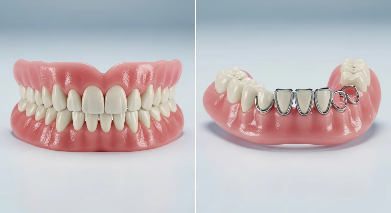 전체틀니 vs 부분틀니, 무엇이 다른가요?