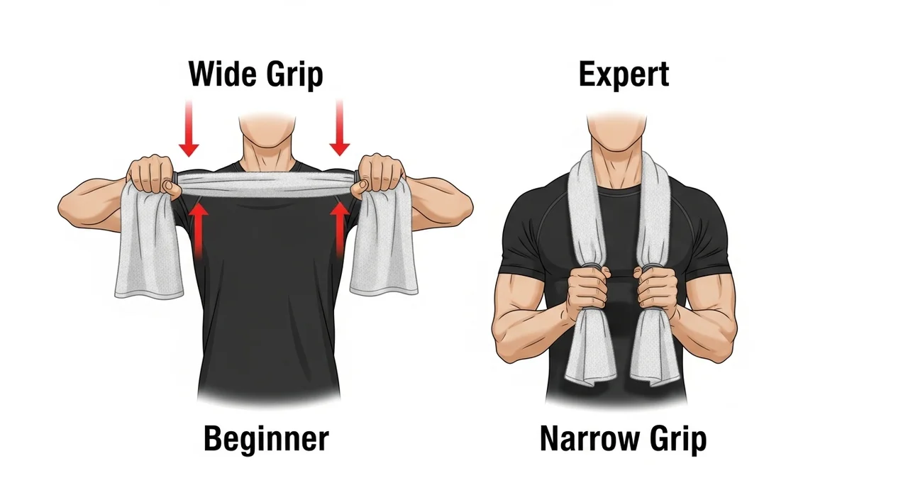 어깨 상태에 따른 맞춤형 동작 비교