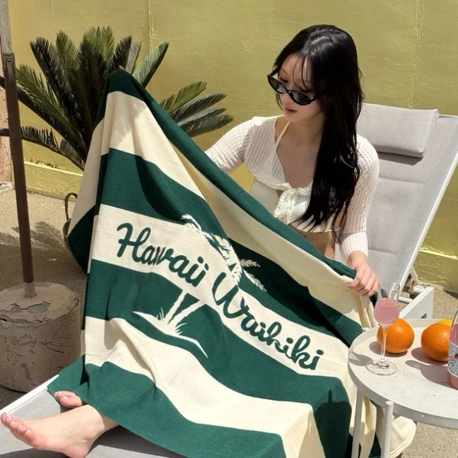 리드홈 써니코스트 부드러운 특대형 비치타올 남녀공용 180x100cm