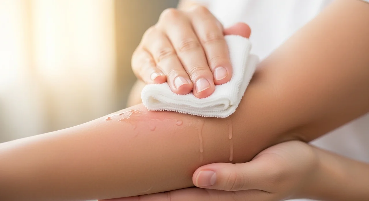 흉터 없이 낫는 수포 관리 3단계 절차