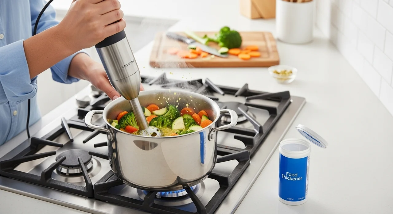 가정에서 만드는 안전한 연하식 조리 3단계