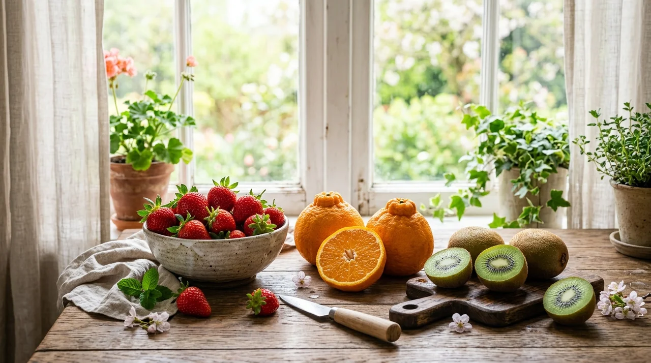 면역력 높이는 제철 과일 추천 5가지: 봄철 건강과 항산화 관리