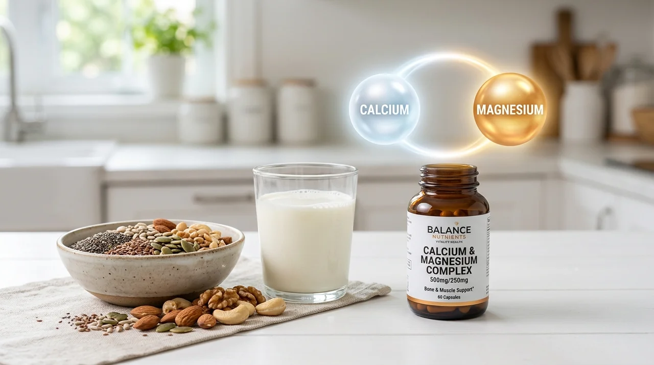 칼슘 마그네슘 황금 비율 2:1의 비밀! 뼈 건강 지키는 올바른 섭취법