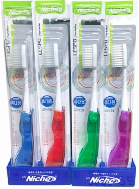 니치 레스포 접이식 칫솔
