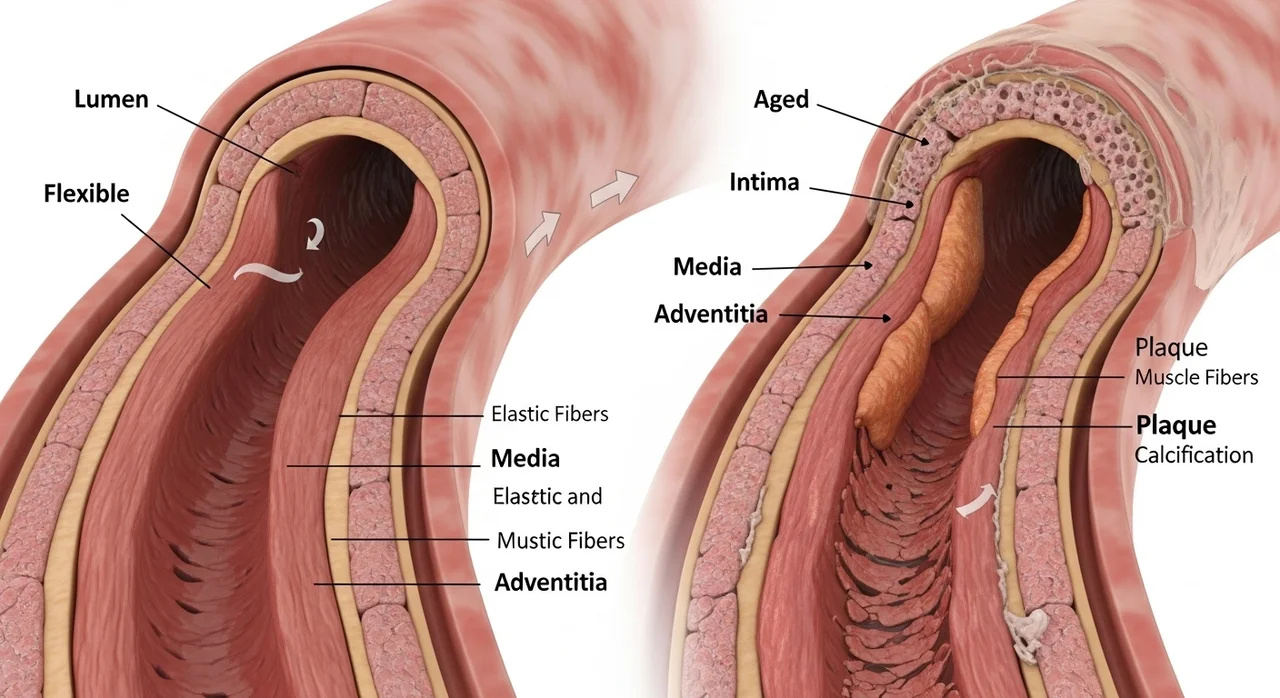 젊은 층과 노년층의 고혈압 차이 비교