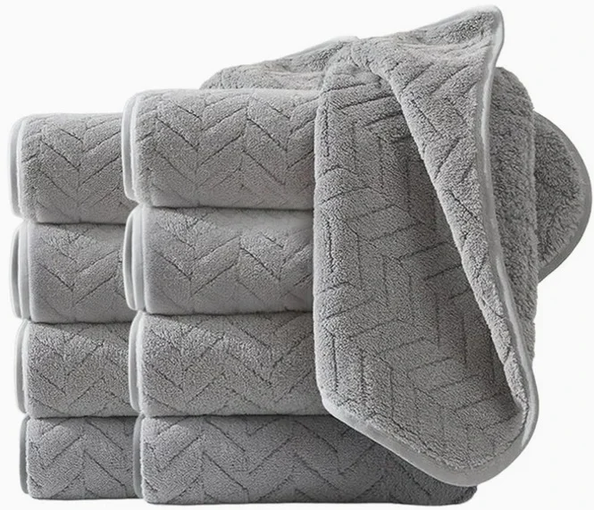 Ahomeone 호텔 수건 코랄플리스 고흡수력 세면타월 먼지없는수건 100g