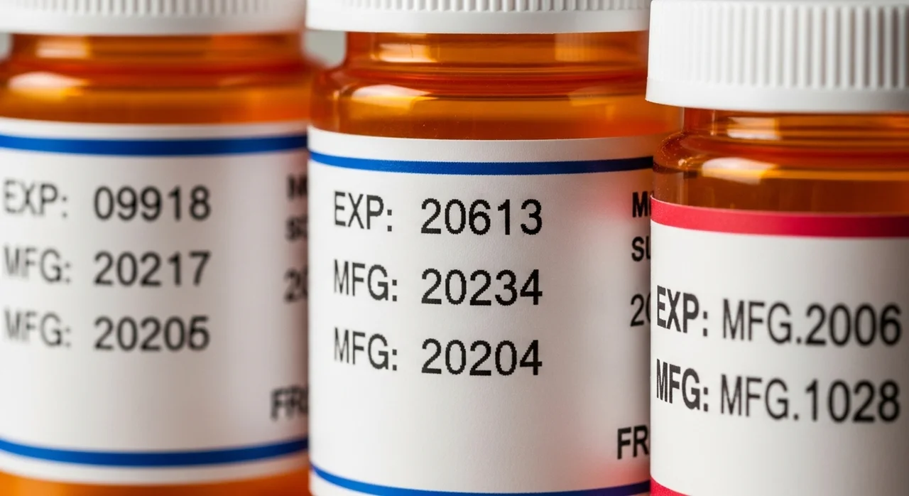 영양제 용기에서 유통기한 읽는 법