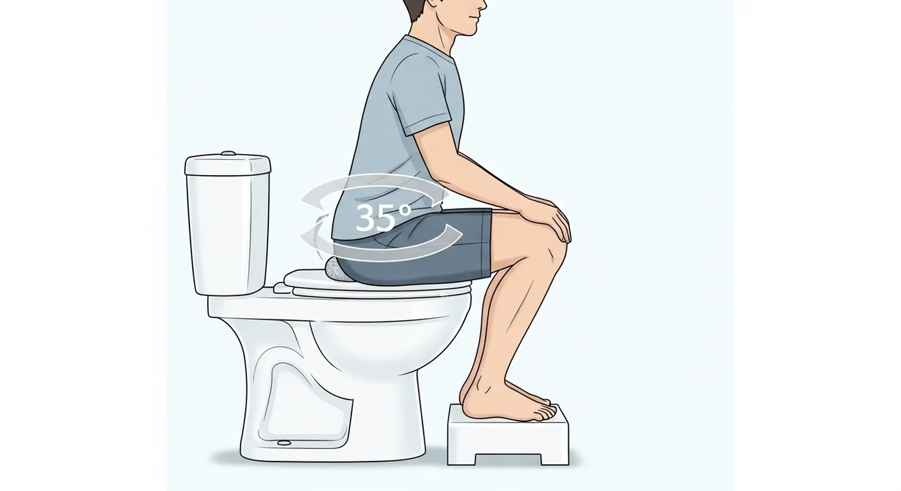 생활 속 필살기: 35도 자세와 장 마사지