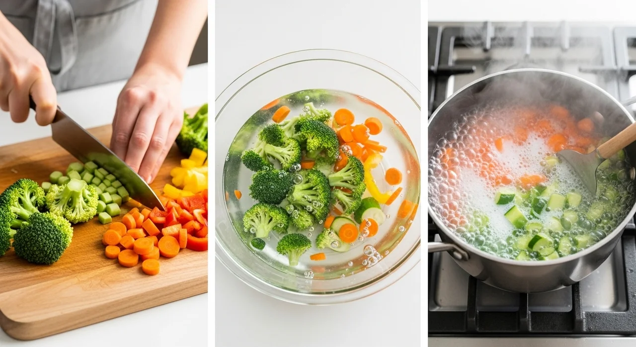 칼륨 섭취를 줄이는 3단계 조리법