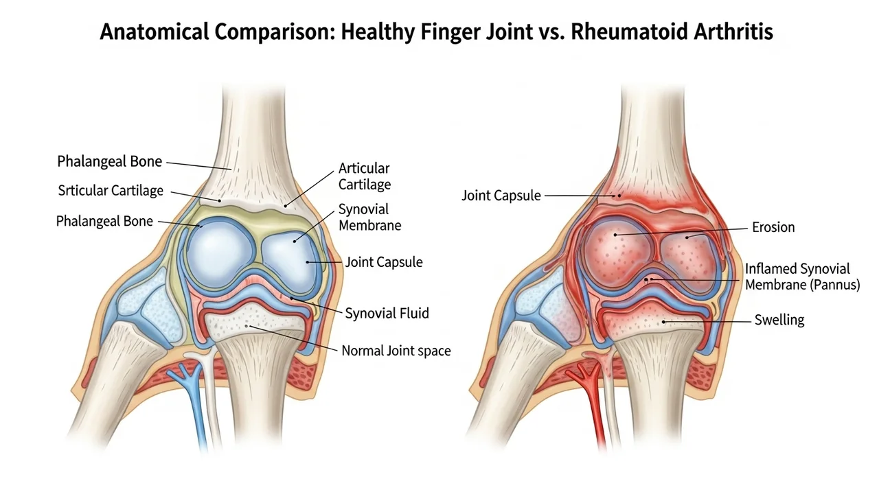퇴행성 vs 류마티스, 어떻게 다를까?