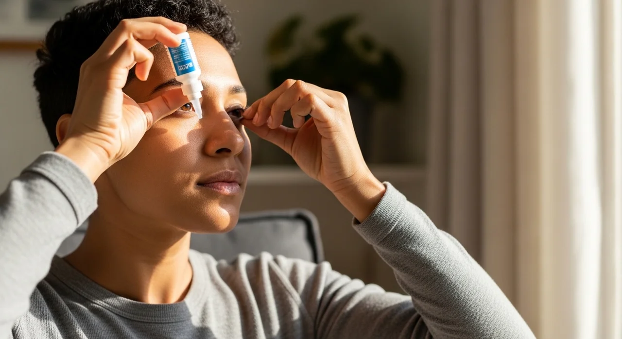 안약, 그냥 넣기만 하면 되는 게 아니었나요?