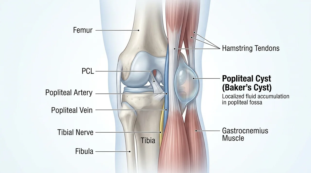 베이커 낭종 무릎 부종 원인부터 치료법까지, 뒤쪽 혹 해결하는 법