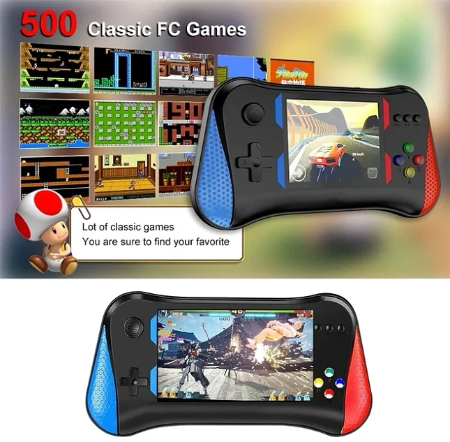 스타일닥터 레트로 게임기 500+ 클래식 미니게임기 완벽한 명절 선물