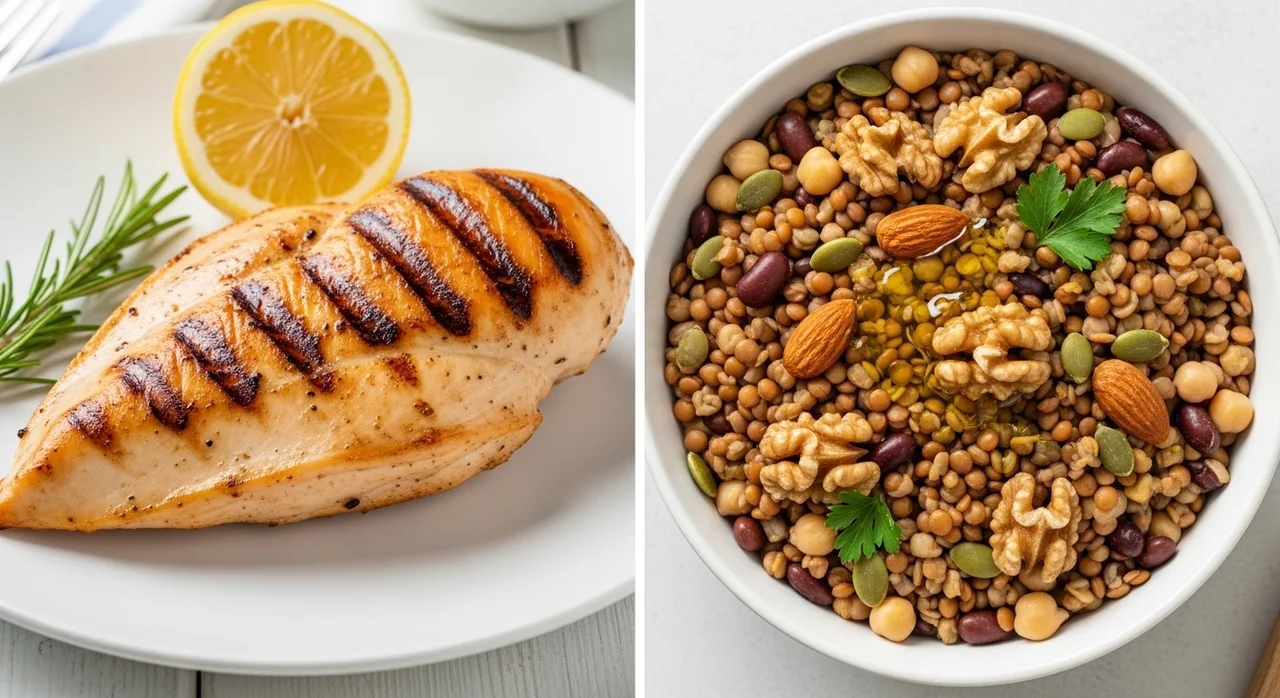 동물성 vs 식물성, 나에게 맞는 단백질원은?